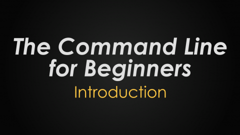 Command Line for Beginners - Introduction